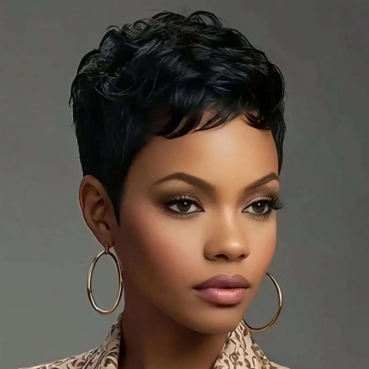 Glueless Bob Pixie Wig