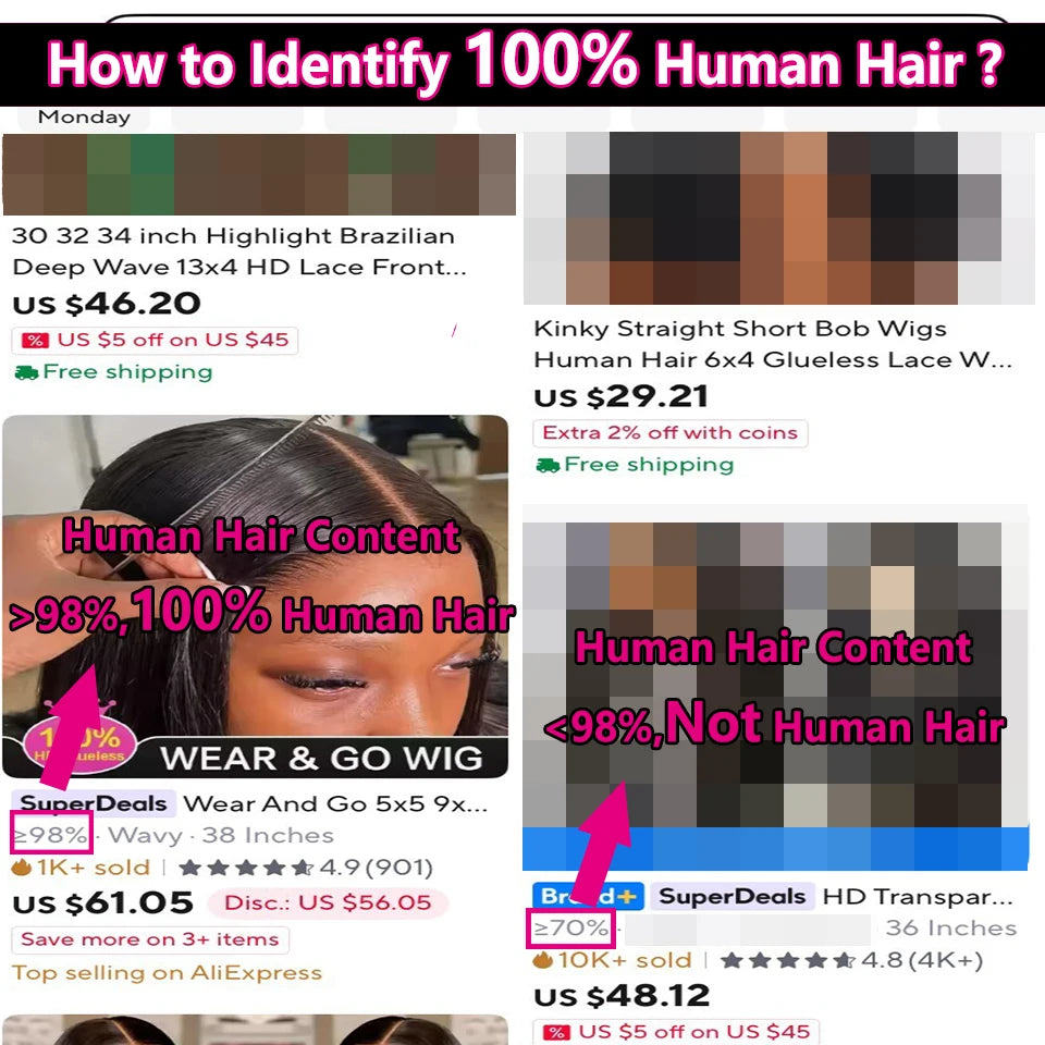 Short Straight Human Hair Wigs Highlight Color Brazilian Remy Hair Pixie Cut Wig Cheap Human Hair Machine Wig For Black Women