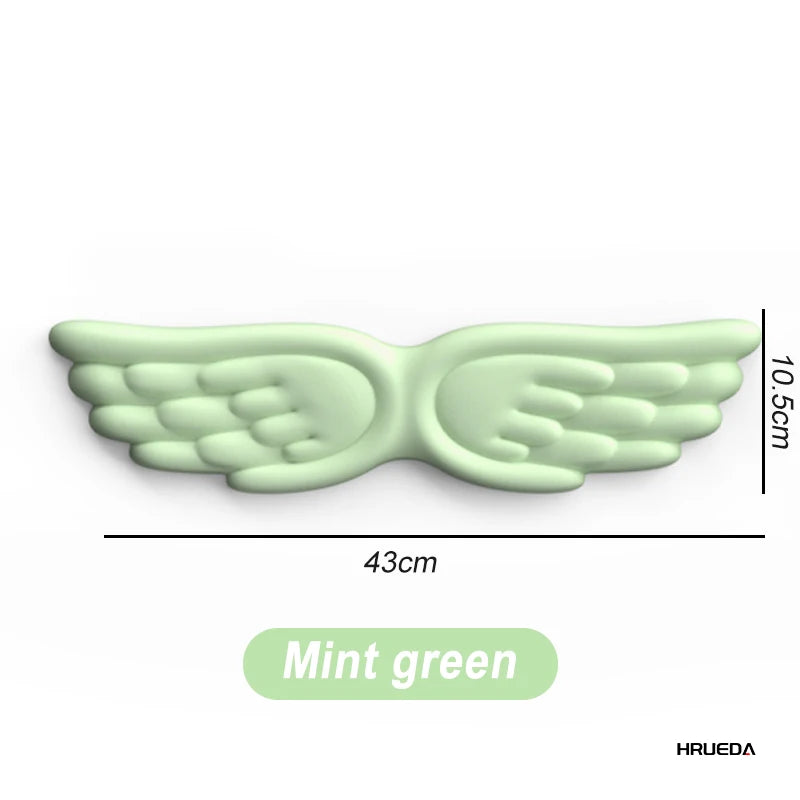 Mechanical Keyboard Mouse Wrist Rest Computer Keyboard Laptop Angel Wing Memory Foam Mouse Cushion Support Pad Wrist Support