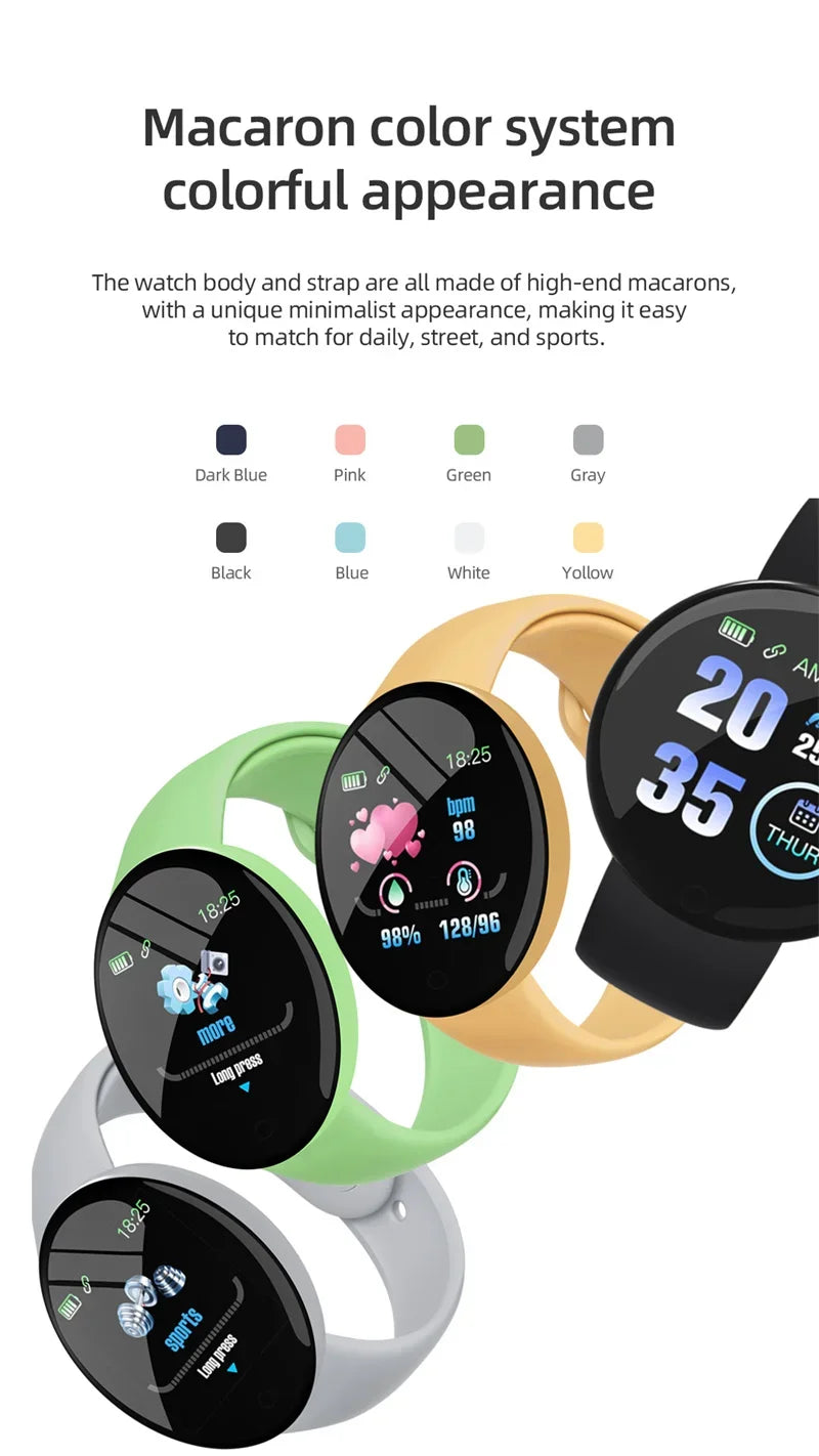 Kids Smart Watch Digital Watches Children for Girls Boys Sport Bracelet Fitness Tracker Smartwatch Waterproof Child Wristband