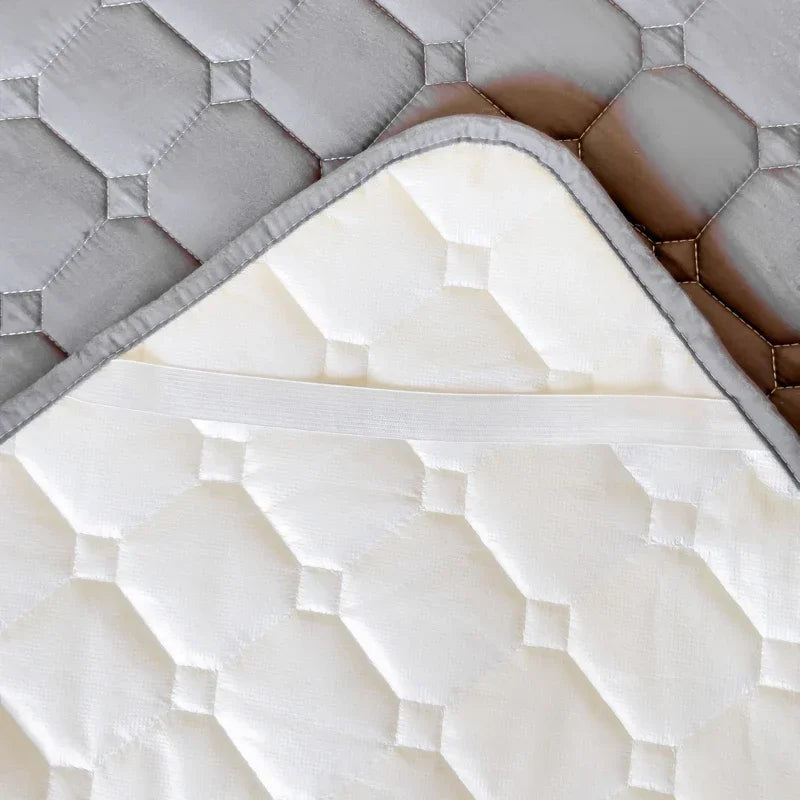 Waterproof  Mattress Pad Bedding Quilted Mattress Topper with Elastic Band Soft Protector Bed Cover Bed Spread Bettlaken 200x220