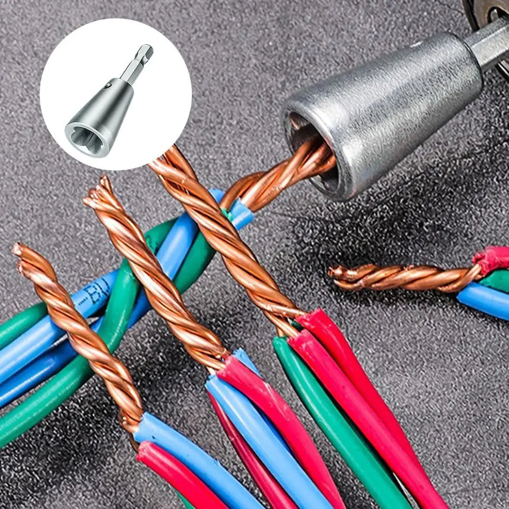 Wire Twisting Tools Handle Electrician Quickly Twister Twister Wire For Power Drill Drivers Twister Twisted Twist Cable Device