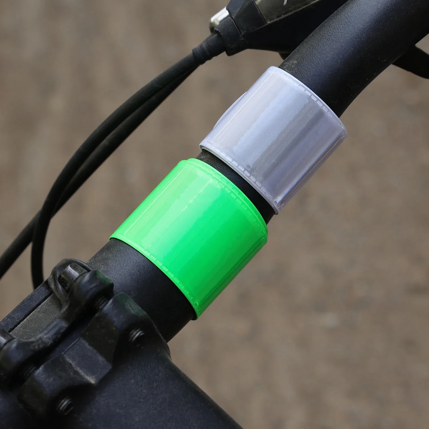 10pcs Bicycle Reflective Strap Safety Leg Pants Ring Shape Reflective Glow Tape Night Sports Jogging Cycling Reflective Arm Band