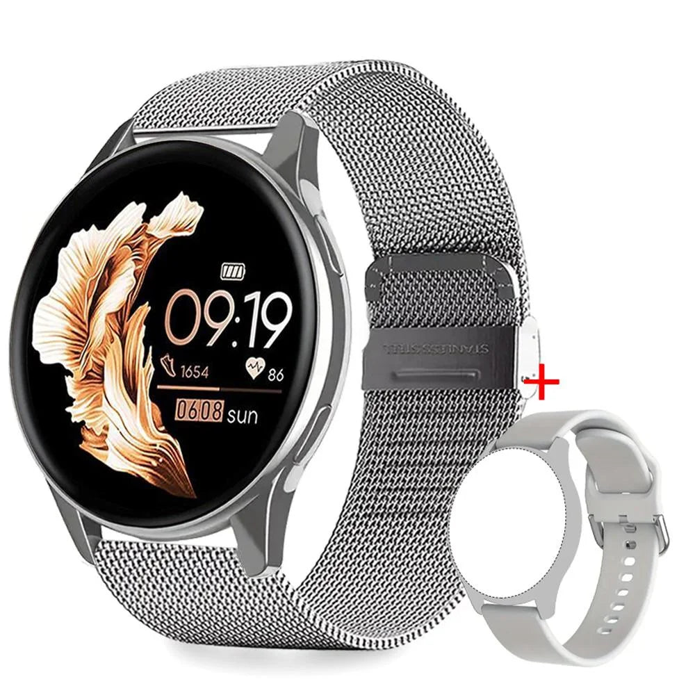 Reloj inteligente, llamadas/marcación inalámbricas, modo multideporte, alertas, para hombres y mujeres, fondo de pantalla personalizable, iPhone/Android