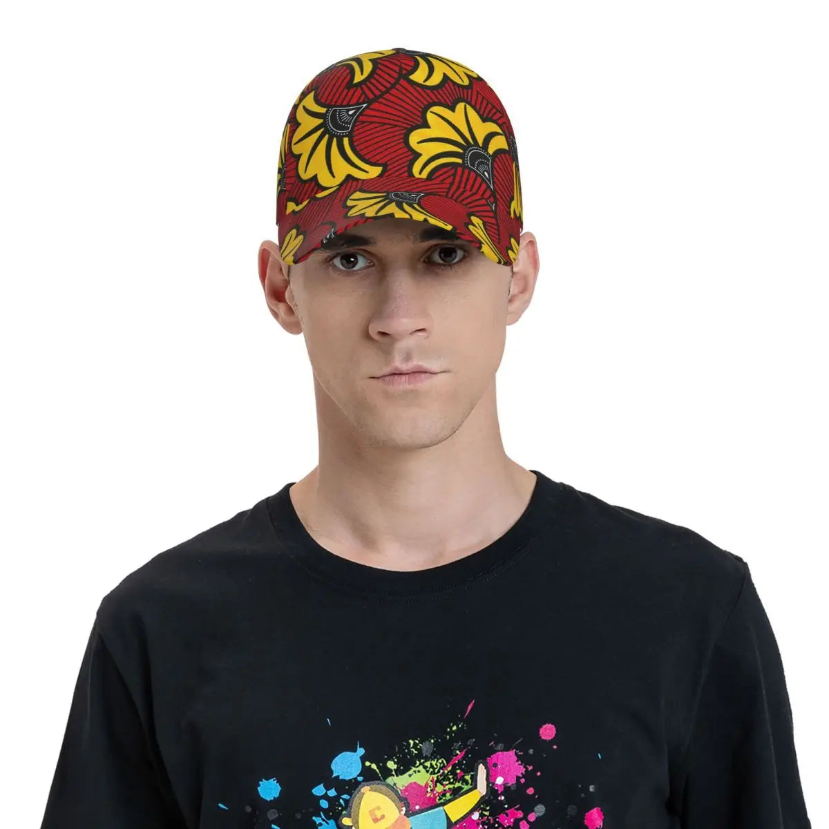 Ankara Wax Print Cap