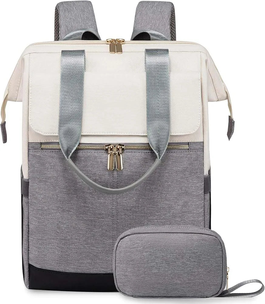 Laptop bag, travel and leisure mommy bag, diaper bag, men's and women's fashionable backpack