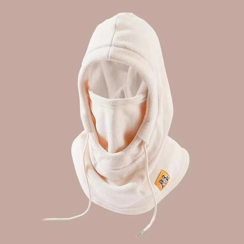 Winter Warm Hat Beanies With Mask And Neck Warmer 4-in-1 Windproof Balaclava For Men And Women Cycling Cold Weather Protection