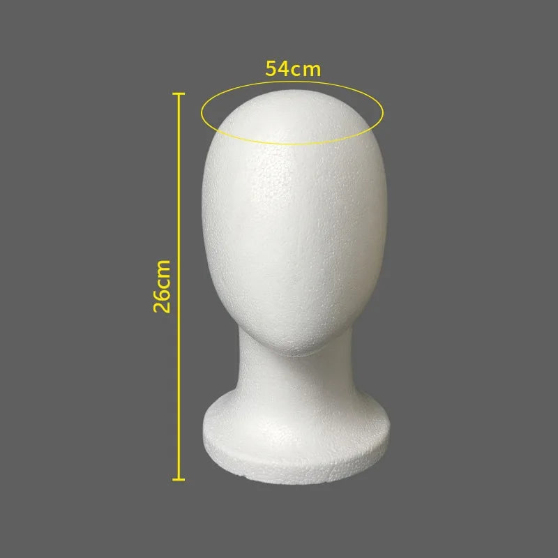 Wig Mannequin Head Stand Cosmetology Manikin Head Standard Holding Holder Clamp Stands Black (1Pc, Desktop Head Stand)