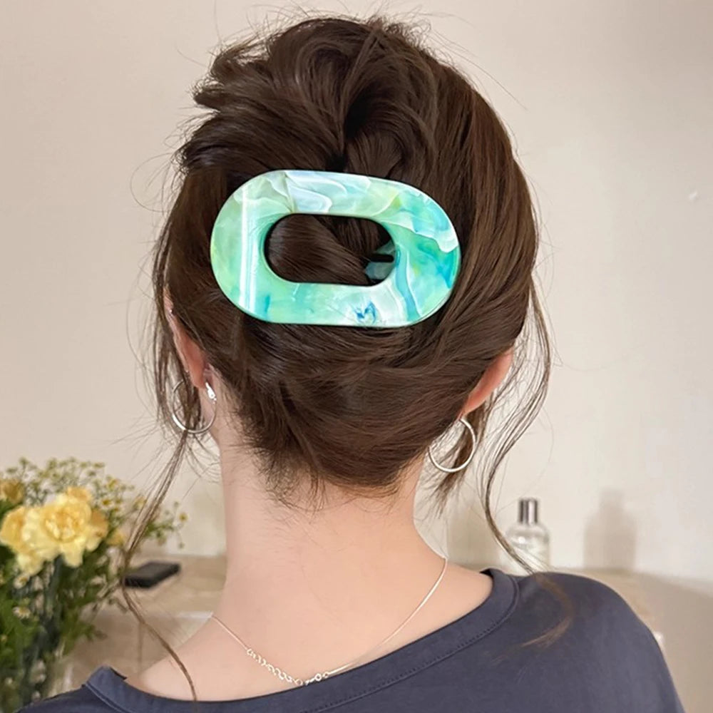 Marble Duckbill Hair Claw