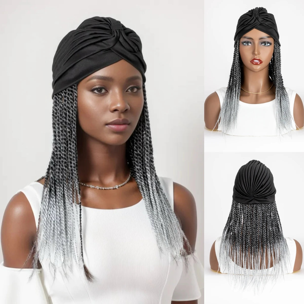 Ombre Twist Headband Wig