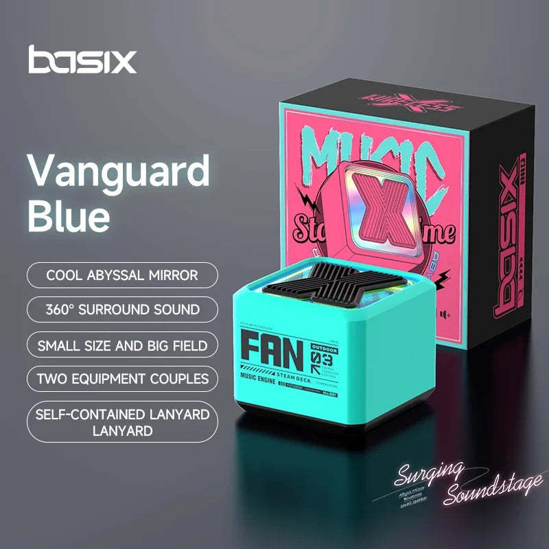 Mini Bluetooth Speaker Mini Portable Stereo Surround Wireless Speaker with Loud Stereo Sound Outdoor Sound for Child Gift