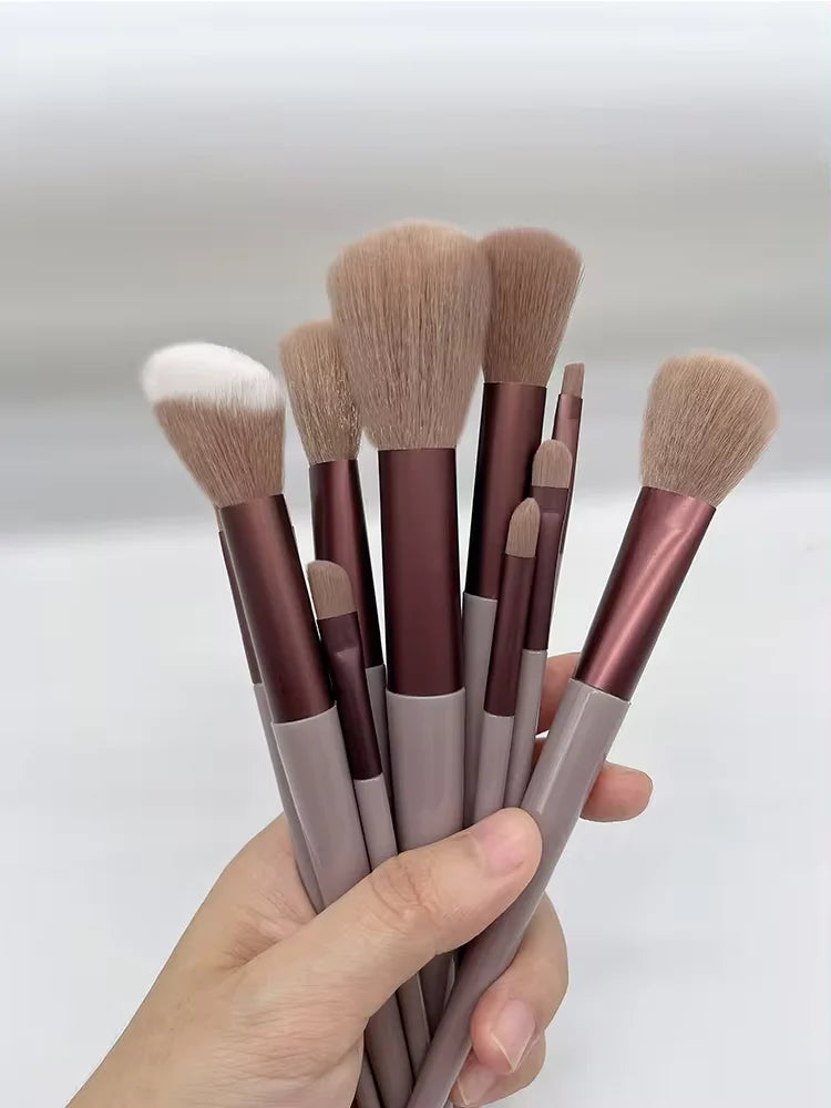 Makeup Brush Set (13/15 Pcs) – Soft & Complete Collection