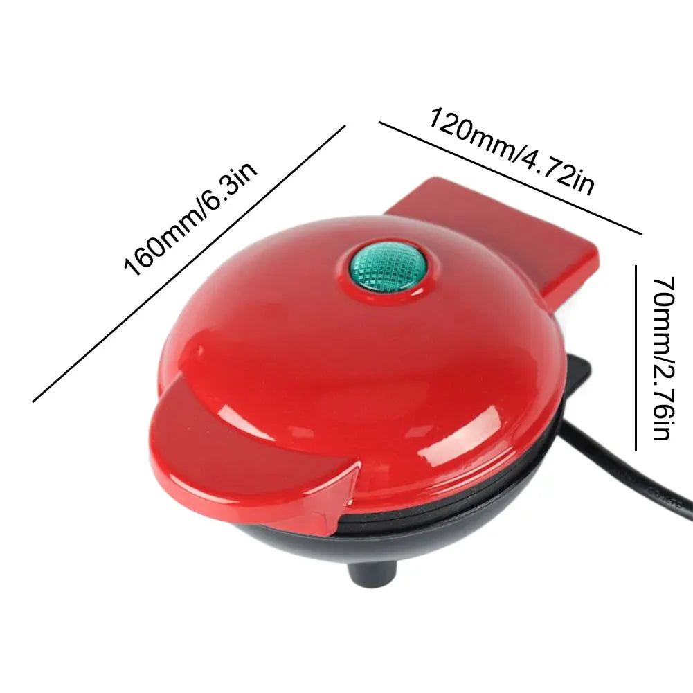 Moule à gaufres antiadhésif électrique pour petit-déjeuner, plaque de cuisson électrique pour petits-déjeuners, collations et desserts rapides