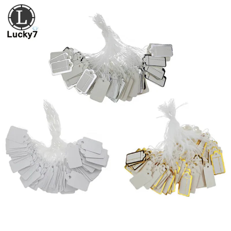 Wholesale Jewelry Number Price Label Price Card Price Tag Handwritten Paper Label  Jewelry Custom Print Blank Label