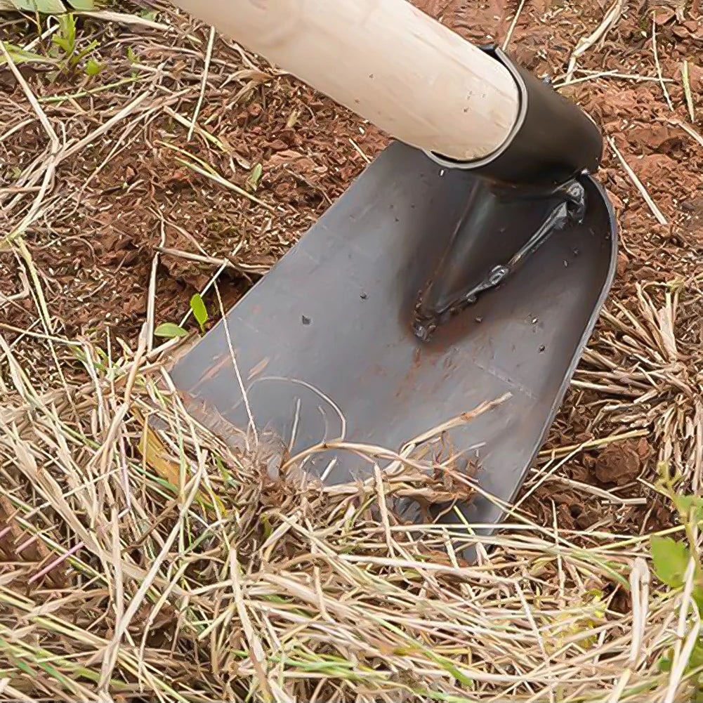 Garden Hoe for Digging Soil Agricultural Hoe Forging Weeding Small Hoe for Planting Vegetables Flowers Outdoor Farming Tools