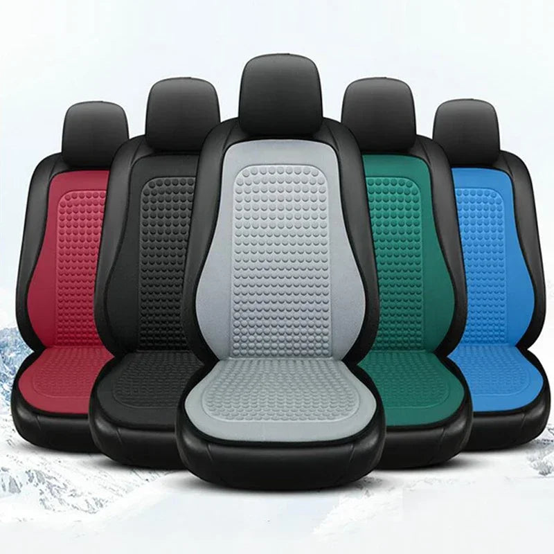 Universal Car Seat Cushion Cover Ice Silk Breathable Summer Cool Auto Cushion Vehicle Backrest Car Interior Accessories