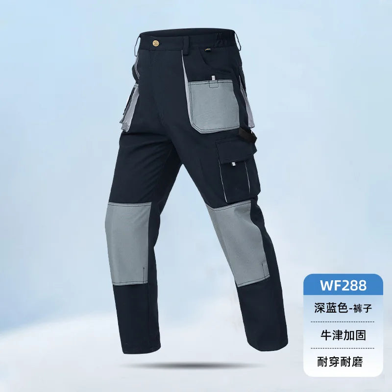Work Trousers Working Pants For Men Cargo Pants Men Workwear Multi-pocket Outdoor Hiking Joggers Pants Functional Pockets Pants