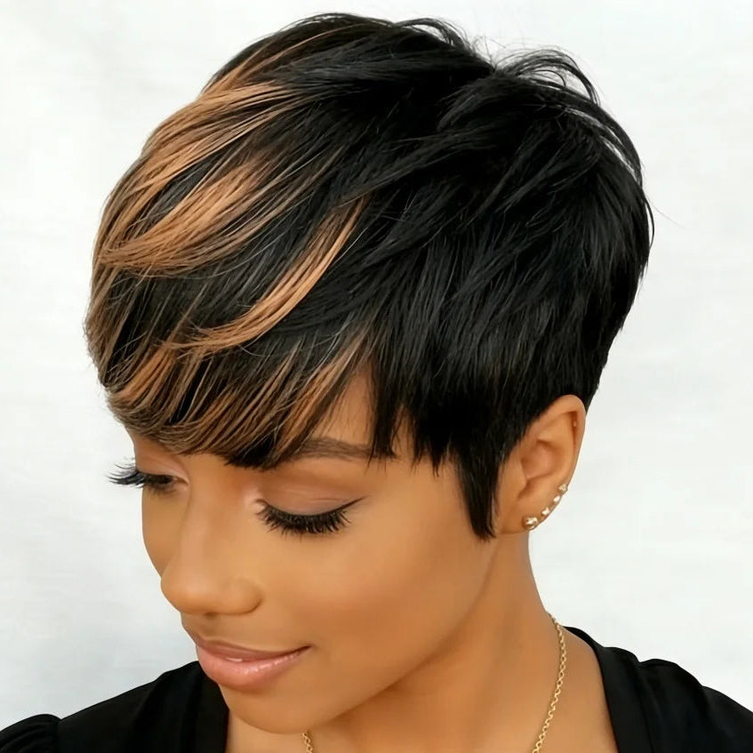Multi-Tone Pixie Wig
