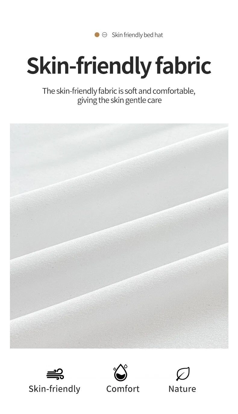 Double Bed Sheets Couple Elastic Fitted Sheet  Microfiber  Ultra-Soft Hotel Luxury Mattresses cover Queen single king Size