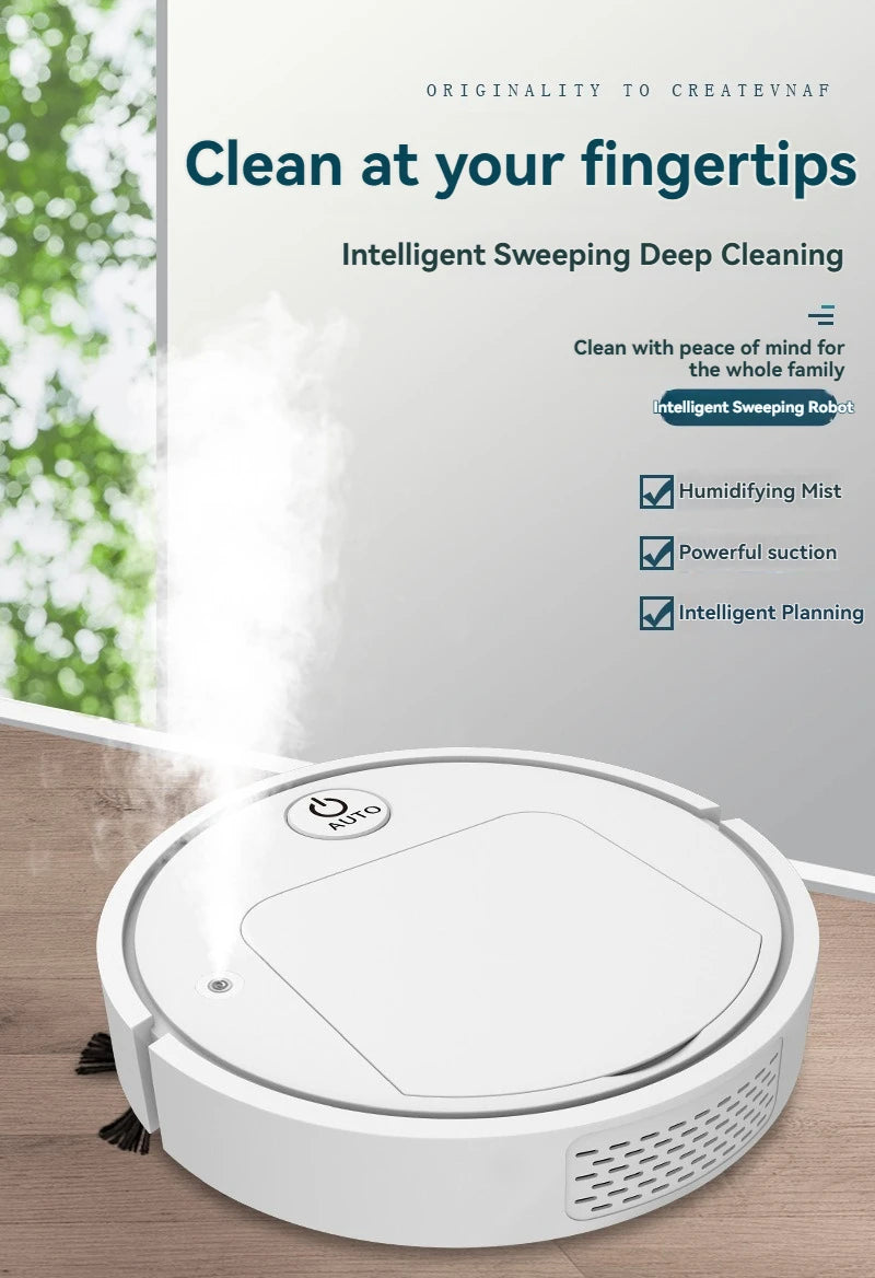 Mopa de succión con pulverizador, humidificación, robot de barrido, desinfección y esterilización, repelente automático de mosquitos móvil