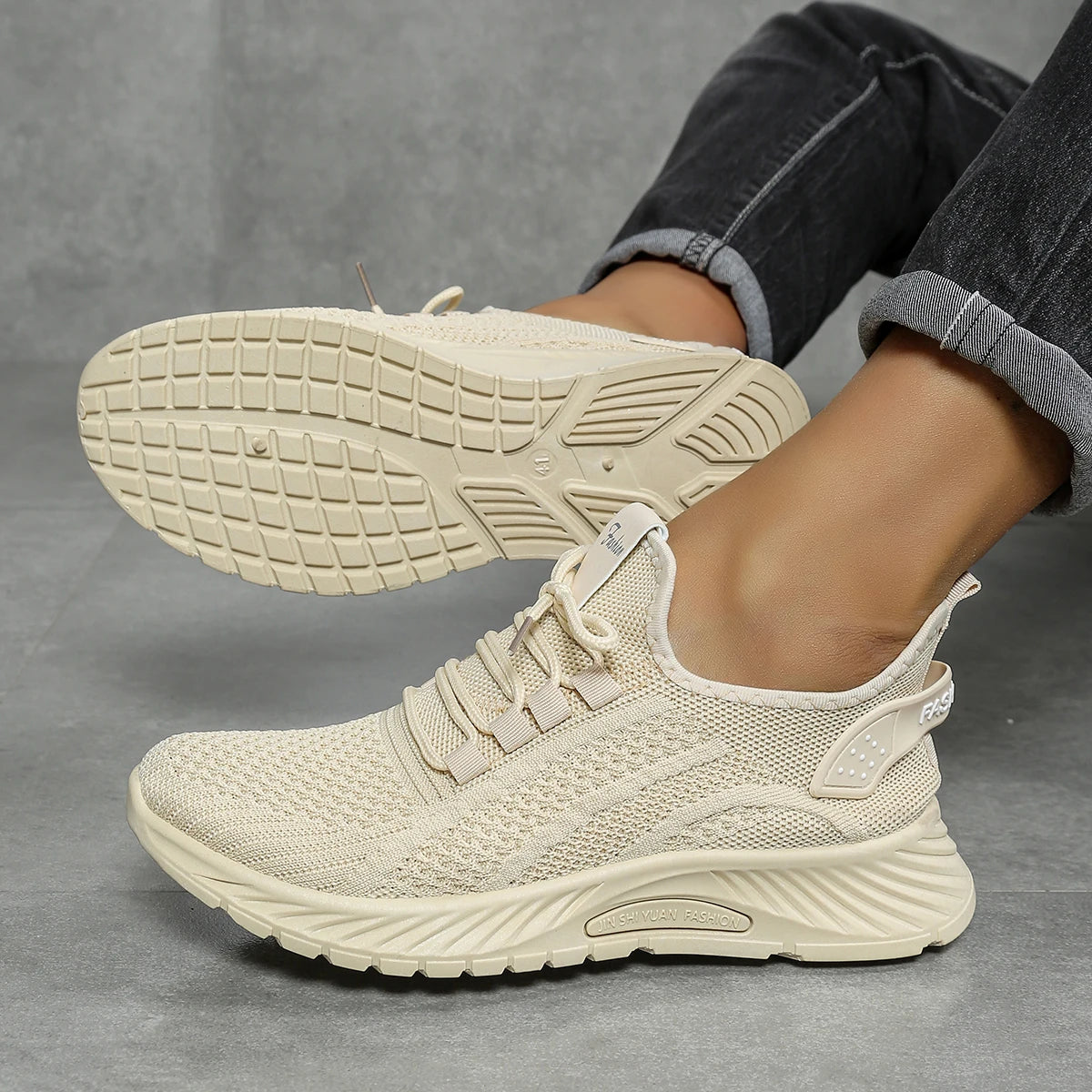 women shoes casual sneaker fall new fashion leisure sports single shoes wholesale cross-border factory trend fly weaving