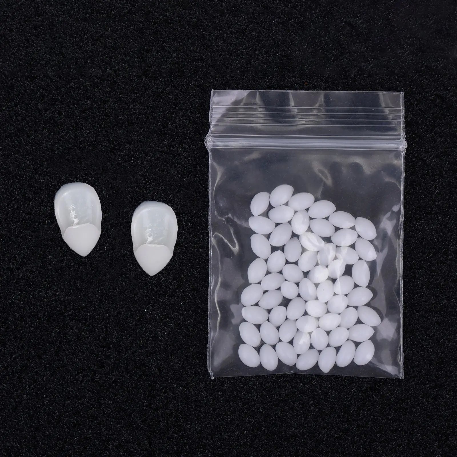 Suit Resin Vampire Teeth Fangs Halloween Decoration Props Diy Teeth Plus Glue Teeth Props Cosplay Friendly Vampire Party