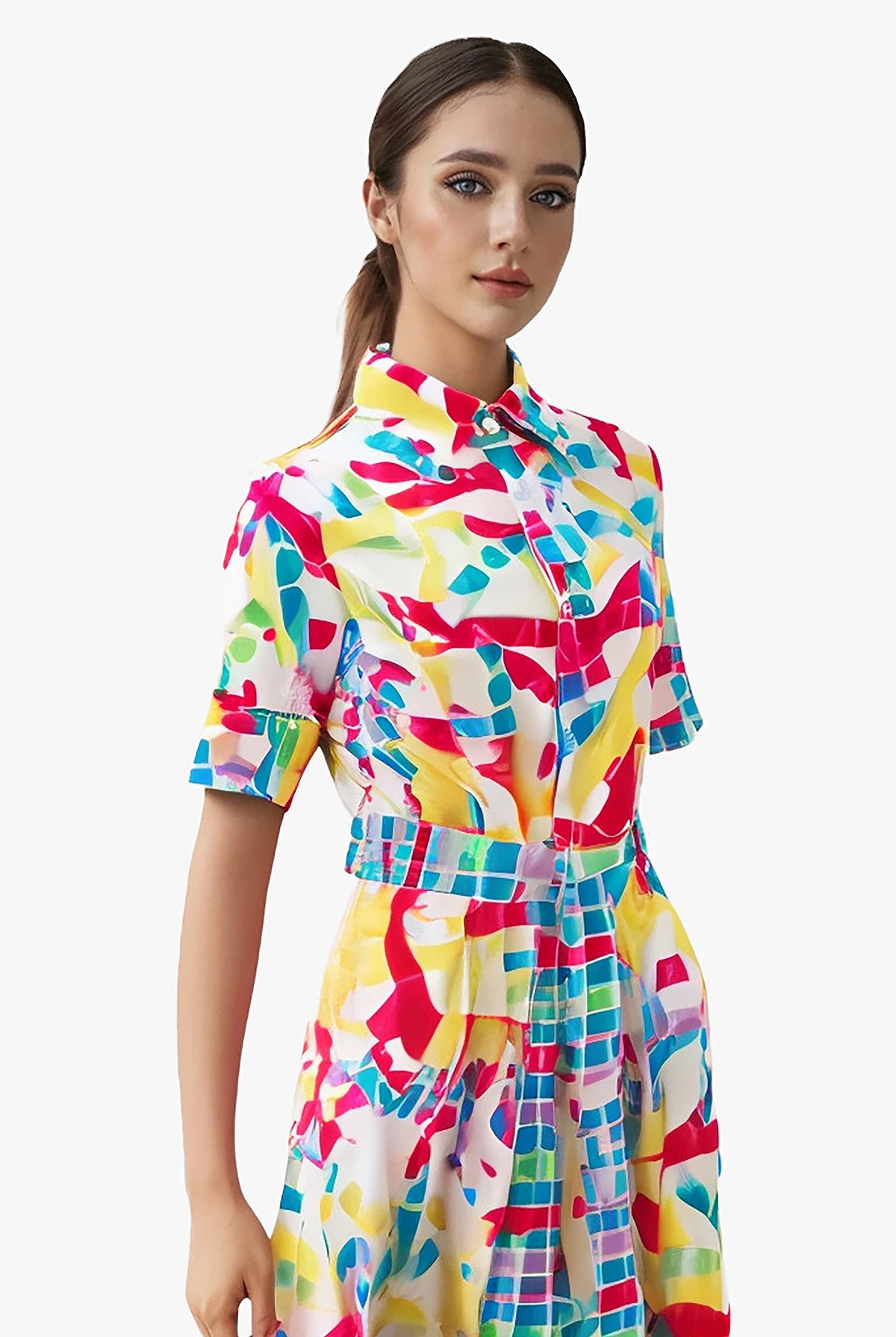 Women's Dress Popular High End Elegant Versatile Female Long Dress Fashionable Colorful Tie Up Design Ladies Commuter Dresses