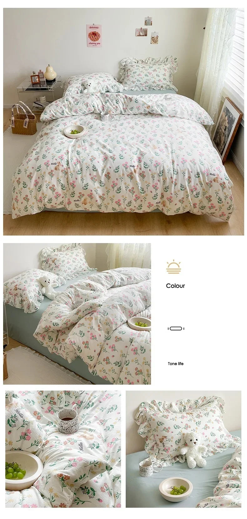 Duvet Cover Double Bed edredom casal Breathable Quilt Cover for Home 150x200 Comforter Covers (No Pillowcase)