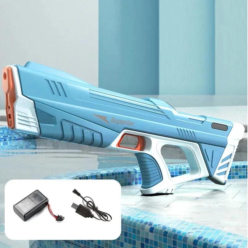 Electric Water Gun Toys Bursts Children's High-pressure Strong Charging Energy Water Automatic Water Spray Children's Toy Guns