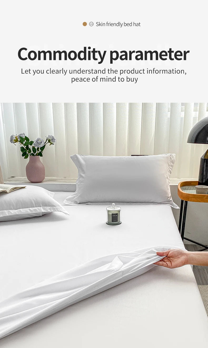 Double Bed Sheets Couple Elastic Fitted Sheet  Microfiber  Ultra-Soft Hotel Luxury Mattresses cover Queen single king Size