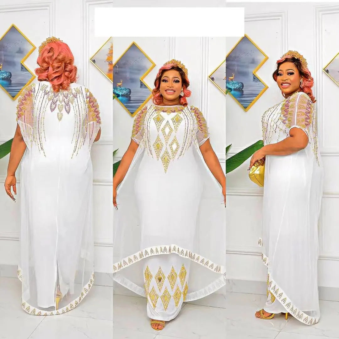 Customized African Dresses for Women Traditional Africa Clothes Dashiki Ankara Outfit Gown Kaftan Muslim Wedding Party Long Dres