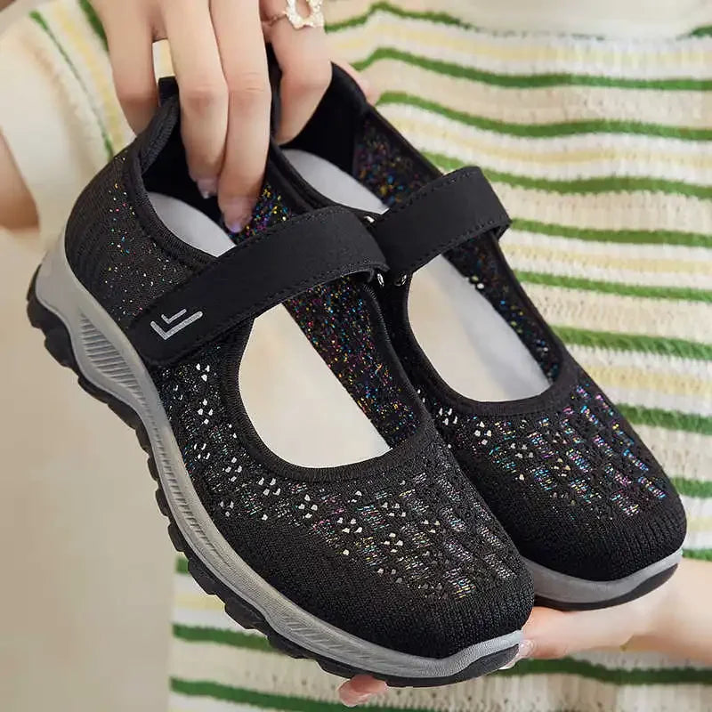 Anti Slip Moccasin Summer Shoes Women Comfortable Chunky Sneakers Retro White Boots Woman Sport Tenks Character Different