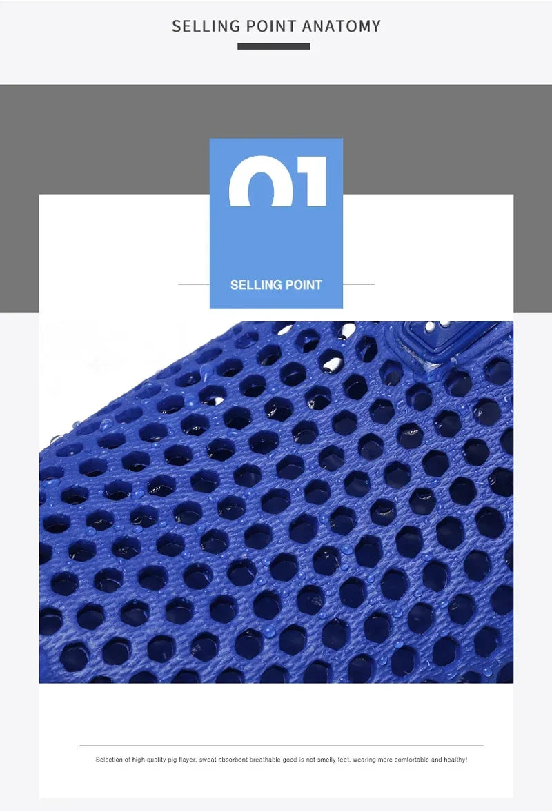 Chaussures de plage unisexes ajourées pour homme et femme, sandales de plage décontractées, tongs antidérapantes, pointures 36 à 45