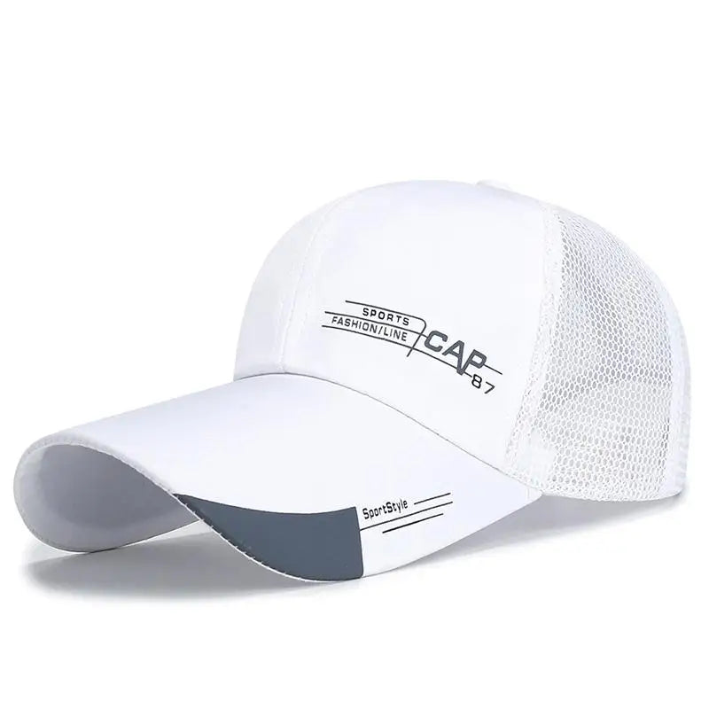 Outdoor Sunscreen Sports Men's Caps Fashion Canvas Unisex Baseball Caps Simple Design Extended Brim Snapback Caps For Men Women
