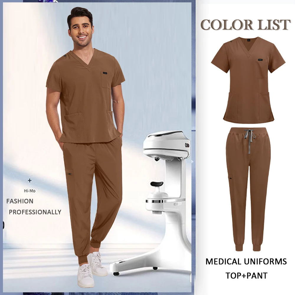 Wholesale Operating Room Workwear Hospital Work Wear Medical Uniform Pet Shop Pharmacy Lab Clothes Scrubs Set Nurse Surgery Suit