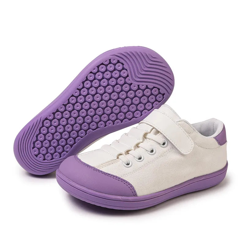 Kids Sneakers Slipstop Toddler Shoes For Children Baby Barefoot Shoes Outdoor Walking Trekking School Student Flats Shoes