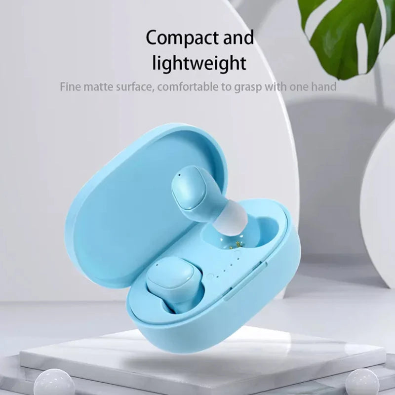 TWS Wireless Bluetooth Headphone, Stereo Headset, Sports Earbuds, Microphone with Charging Box, Smartphone