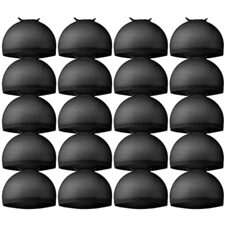 Teenitor Wig Cap, Wig Cap 20 Pieces Wig Caps, Stocking Caps for Men, Stretchy Nylon Wig Stocking Caps for Women Wave Cap for Me