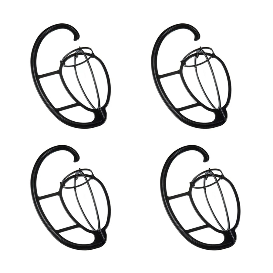 15 Inch Wig Hanger, Portable Hanging Wig Holder Stand, Collapsible Wig Display Hanger, Wig Rack for Multiple Wigs and Hats