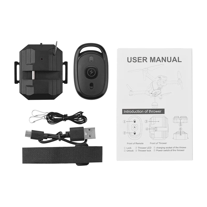 Sistema de lanzamiento de drones para DJI Mini 3 Pro/Mini 3/ Mini 2 SE/Mavic 2/2S /Phantom 3 4/4 Pro para escenas de boda, cebo de pesca, rescate