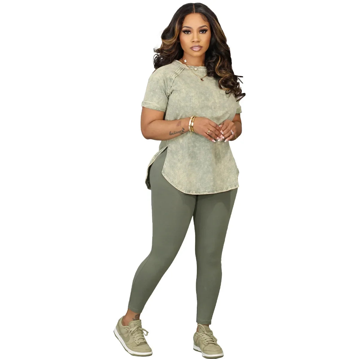 2 Piece African Clothes for Women Spring Summer Africa Short Sleeve O-neck Polyester Top Long Pant Matching Sets Dashiki Outfits