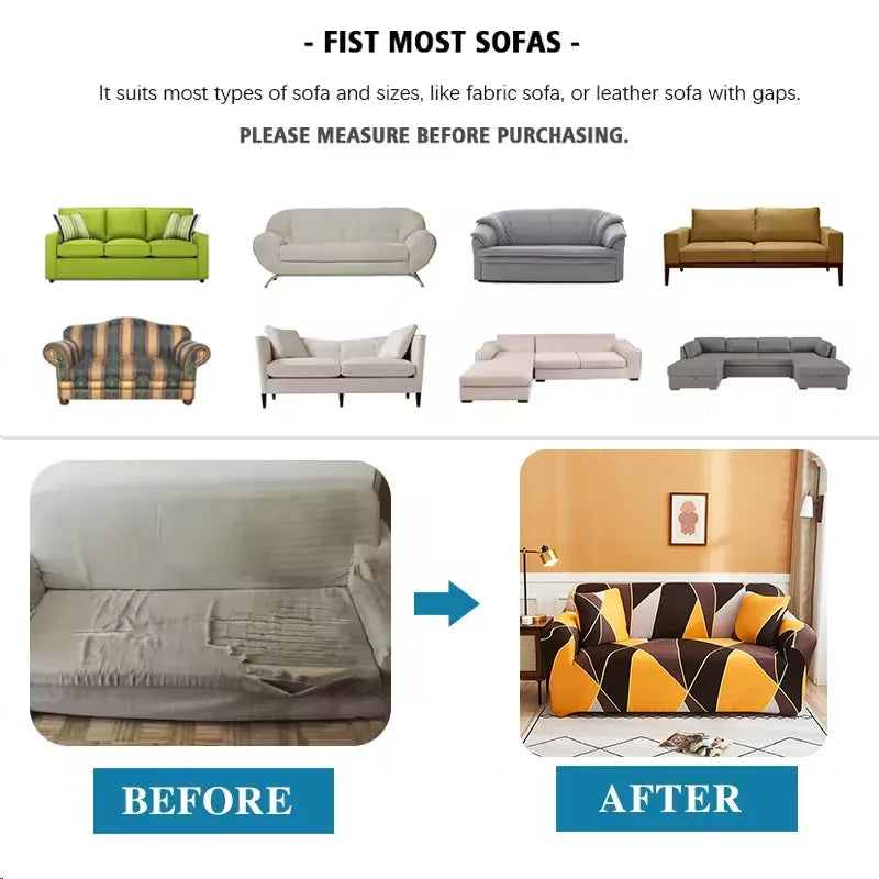 Stretch Printed Sofa Cover