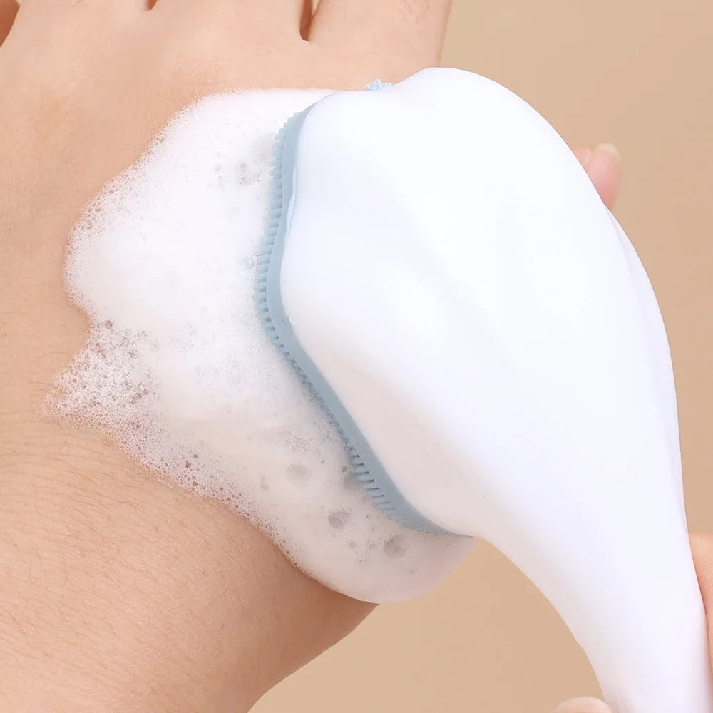 Silicone Cleaning Facial Washing Brush Face Cleanser Blackhead Removing Makeup Tool dense adhesive dot brush head Facial Brushes