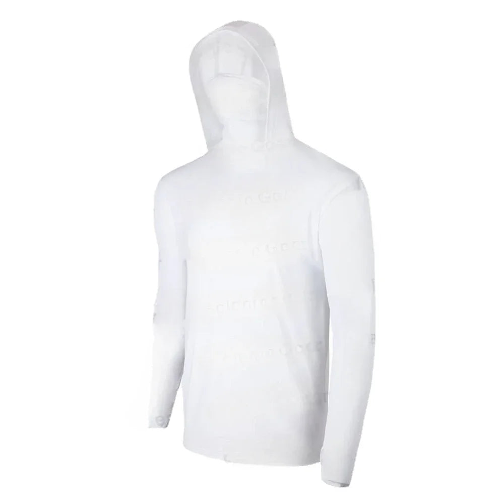 Gear Fishing Shirt Summer Long Sleeve Shirt UPF50 Quick Dry Breathable Hooded Fishing Clothes Anti-UV Fishing Shirts