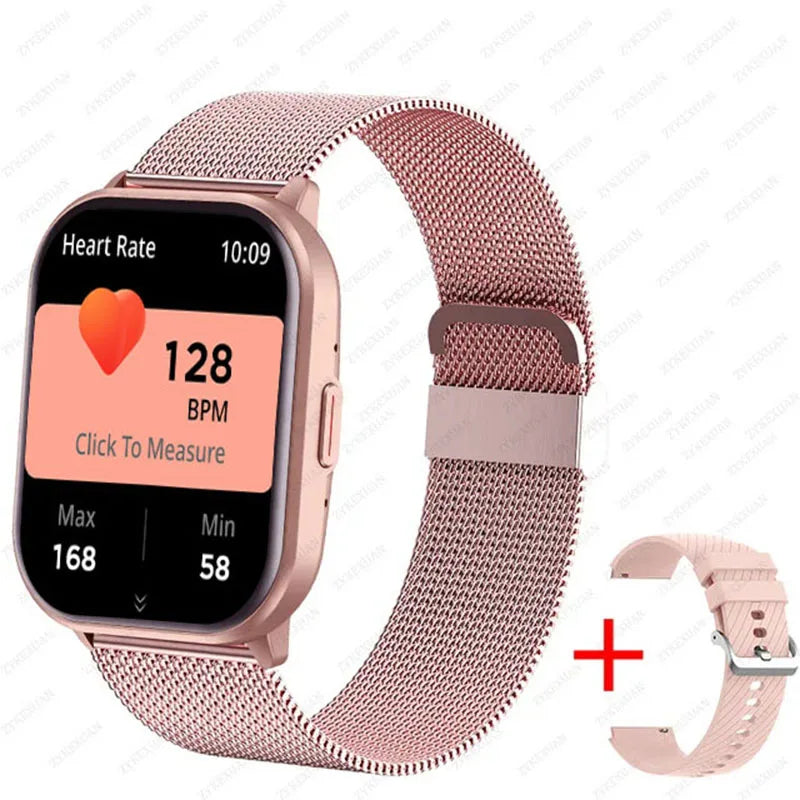 Reloj Deportivo Inteligente – Más de 100 Modos, Llamadas Bluetooth y Seguimiento de Salud Durante Todo el Día