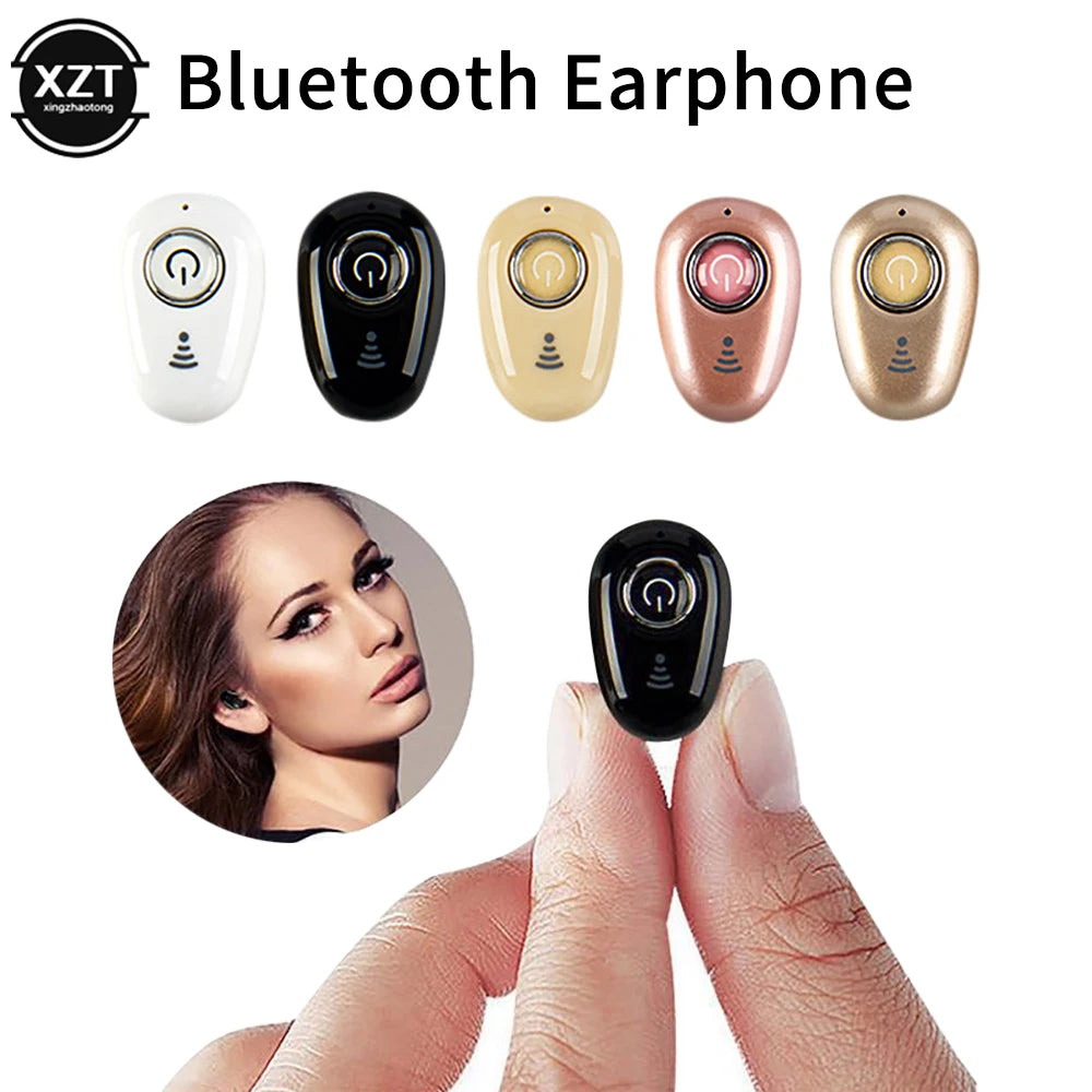 New HD Invisible Ture Wireless Earphone Noise Cancelling Bluetooth Headphone Handsfree Stereo Headset TWS Earbud With Microphone
