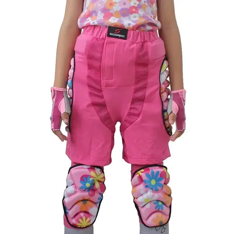Pantalones cortos de esquí y snowboard, de EVA, con almohadilla protectora de cadera 3D para niños, equipo de protección para patinaje y equitación, protector acolchado resistente a caídas.