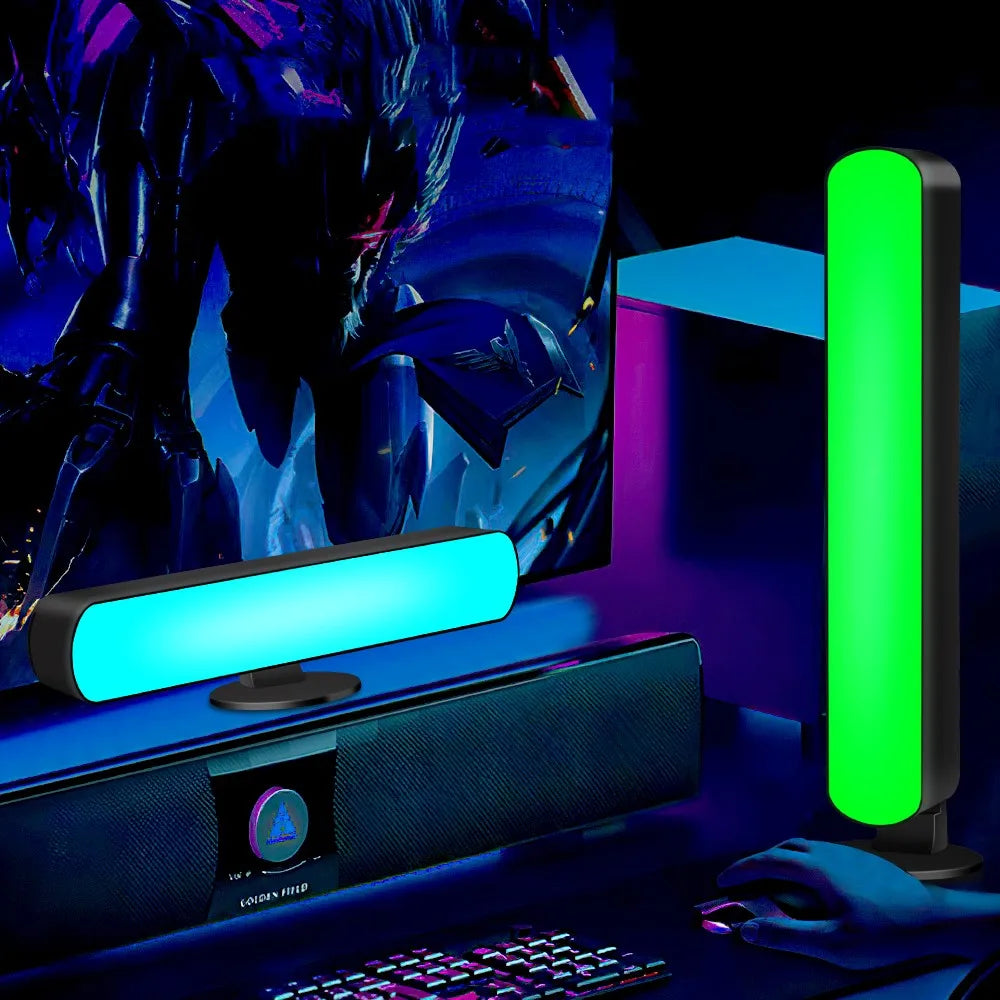 Smart LED Symphony Sound Control Pickup Light RGB Music Rhythm Ambient Lamp With App Control For TV Compute Gaming Desktop Decor