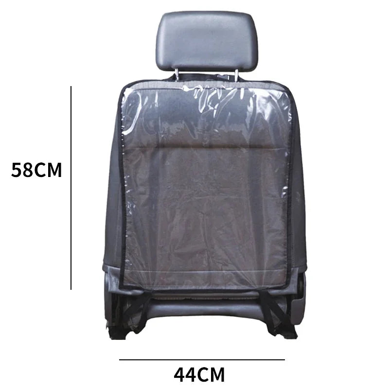 Car Auto Seat Back Protector Cover Back Seat Automobiles Seat Covers For Children Babies Kick Mat Protects From Mud Dirt 59x43cm