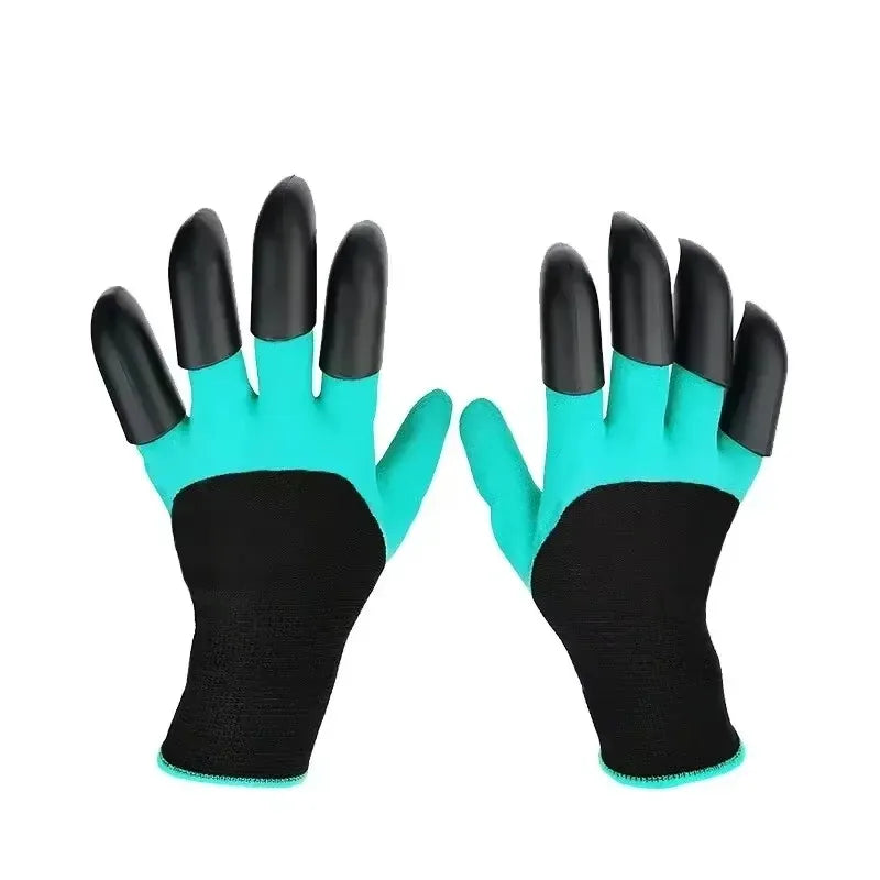 Clawed gardening gloves, used for digging, planting flowers and vegetables, hand washed outdoor gardening tools
